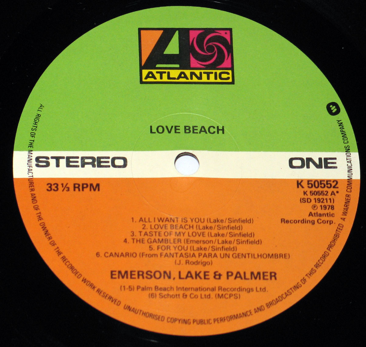 High Resolution Photo elp emerson lake palmer love beach 